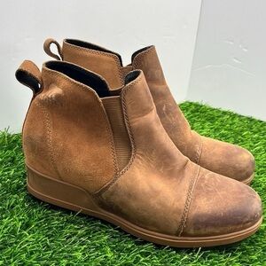 Sorel Tan Leather Winter Boots
